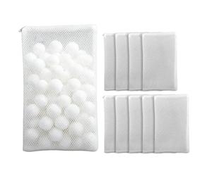 Sacos Medios Filtrantes Acuario 10 Piezas Sacos Malla Bolas Filtrantes Con