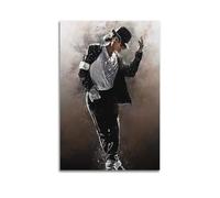 SACPFGUE Póster decorativo de Michael Jackson Superstar, lienzo decorativo para pared e imagen artística moderna para decoración de dormitorio familiar, 12 x 18 pulgadas (30 x 45 cm)