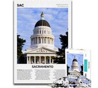 Sacramento - Rompecabezas de 1000 Piezas para Adolescentes, Juegos educativos, decoración del hogar, Apto para decoración de Escritorio, 50x75cm