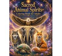 Sacred Animal Spirits Coloring Book for Adults Connect with Your Inner Energy and Wisdom③: Peaceful and Inspiring Animal Designs for Calm and Creative Moments (Positive Energy Coloring Series)