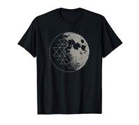 Sacred Geometry Sri Yantra Moon Yoga Occult Vintage Camiseta