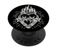 Sacred Heart of Jesus Catholic PopSockets PopGrip Adhesivo