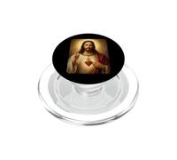 Sacred Heart of Jesus Design PopSockets PopGrip para MagSafe