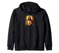 Sacred Heart of Jesus Design Sudadera con Capucha