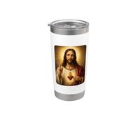 Sacred Heart of Jesus Design Vaso térmico de acero inoxidable de doble pared