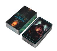 Sacred Kingdoms Tarot Cards, 78-Piece Divination Deck, Coated Paper Cards 130g Tarot Board Game Set for Spiritual Guidance, Party Entertainment, Practice, Gathering Fun