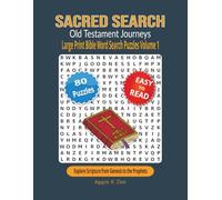 Sacred Search: Bible Word Search Puzzles, Volume 2: New Testament Light - 80 Large-Print Puzzles for Adults & Seniors on the Life of Jesus, Miracles & the Early Church