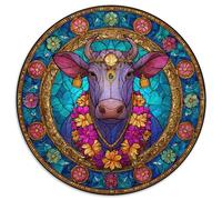 Sacred Vaca with GarlandTema de la Cultura indiaRompecabezas De 1000 Piezas para Adultos, Juegos EduGatoivos1000pcs (67.5x67.5cm)