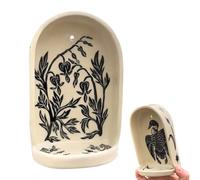 Sacred Wall Niche Collection - Estante decorativo de resina para alcoba | Decoración de nicho sagrado para el hogar u oficina | Altar de meditación, bandeja de joyería, estatua y exhibición de