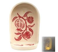 Sacred Wall Niche Collection,Handmade Ceramic Decorative Altars Candle Holder and Jewelry Tray for Meditation,Elegant Display Pieces for Family Friends Christmas New Year Gifts (Style B)