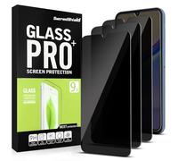 SacredShield [Paquete de 3 protectores de pantalla de privacidad para Samsung Galaxy A15 5G de vidrio templado [no es compatible con lector de huellas dactilares], dureza 9H, sin burbujas