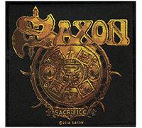 SACRIFICE SAXON Sew-On Patch 10 x 10 CM Heavy Metal by Saxon