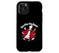 Sacrifice The Queen Funny Chess Player Strategy Carcasa para iPhone 11 Pro