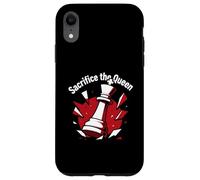Sacrifice The Queen Funny Chess Player Strategy Carcasa para iPhone XR