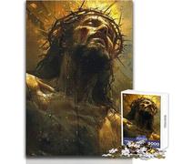 Sacrificio de Jesús - Rompecabezas de 1000 Piezas para Adultos, Juego de Aprendizaje de Pensamiento estratégico, Regalo Ideal para Cualquier Evento, tamaño 38x52cm