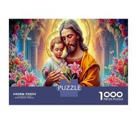 Sacrificio en la Cruz Puzzle 1000 Piezas, Moderno DIY, Entretenimiento para Adultos Y Niños 12 Años Rompecabezas Desafiante-Decoración del Hogar, Regalo Ideal 38x26cm/1000pcs