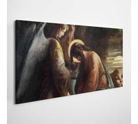 Sacroarte 100x50cm Arte de pared Lienzo Colgante para Paredes de Sala Decoracion de Pared Arte Mural - Jesús orando en el jardín