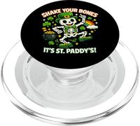 Sacude Tus Huesos su Leprechaun Esqueleto de San Patricio PopSockets PopGrip para MagSafe