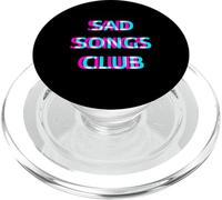 Sad Songs Club Dark Alt Indie Aesthetic Emotional Depressing PopSockets PopGrip para MagSafe