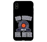 Sad Songs Make Me Feel Better Music Mood Therapy Carcasa para iPhone XS Max