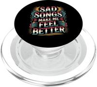 Sad Songs Make Me Feel Better Music Mood Therapy - PopSockets PopGrip para MagSafe