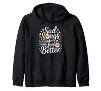 Sad Songs Make Me Feel Better Music Mood Therapy - Sudadera con Capucha