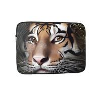 Sad Tiger - Funda para portátil a prueba de golpes, delgada, ligera, portátil, para viaje de 10 pulgadas