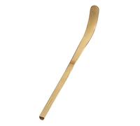 Saddgo Cucharas de té de madera de mango largo, cucharadita de té, accesorios de té, pala de té, material de madera para el hogar, casa de té, oficina, cuchara tradicional de matcha de bambú