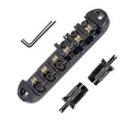 Saddle Bridge Guitar, Stringed Instruments Tune Bridge, Electric Guitar Replation, Incluye 2 Wrenches 3,94 x 3,15 x 0,79 pulgadas for Beginners, Women, Men, Musicians