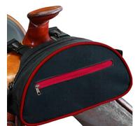 Saddle Horn Bag, Weatherproof Western Bags, 10.63x6.1x3.35 Inches Storage with Secure Straps, Strong Fabric with Easy Carry, Accessories for Phone Water Bottle Cantle Equestrian Athlete Endurance Dog