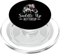 Saddle Up Buttercup - Regalo de equitación - Rodeo Cowgirl PopSockets PopGrip para MagSafe