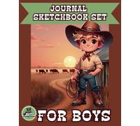 Saddle Up: Journal and Sketchbook for Boys: Horse Sports-Themed Interior | 50 Lined Writing Pages | 50 Sketching Pages | Horse Rider Doodle Borders | 7.5x9.25