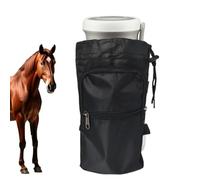 Saddle Water Bottle Holder,Multi Pocket Outdoor Supplies with Adjustable Buckles - Horse Jumping Cup Holder,for Exercise Training Beach Mountain Sports Fishing Camping Daily Riding Outdoor