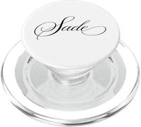 Sade Nombre Mujer Elegante Lindo Esposa Elegante Chica Novia PopSockets PopGrip para MagSafe