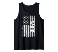 Sadie Personal Nombre American Flag Retro Women Funny Camiseta sin Mangas