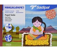 Sadipal 5979 - Bloc de manualidades con papel seda, 10 hojas