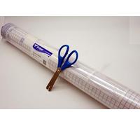 Sadipal Forra Libros Rollo Autoadhesivo 0.50 mm x 20 Metros. Film Muy Transparente + 1 Tijera Escolar Maped Start 13 cm Color Surtido al Azar.