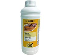 SADIRA | Aceite de Teca 1 L. | Aceite de Madera Seca, Especial Barcos | Protege y nutre contra la Humedad