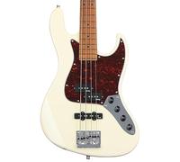 Sadowsky MetroExpress 21-Fret Hybrid P/J Bass, Arce tostado, 4 cuerdas, color blanco olímpico, alto pulido