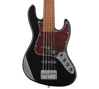 Sadowsky MetroExpress 21-Fret Hybrid P/J Bass, Arce tostado, 5 cuerdas, color negro sólido