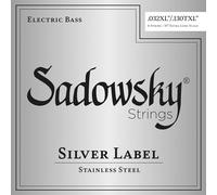 Sadowsky Silver Label 032-.130 - Juego de cuerdas para bajo (35", 6 cuerdas, acero inoxidable, estrella)