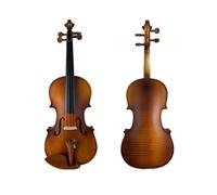 SADPRKR Artesanía de madera maciza de piezas de madera de azufaifo, violín de una sola tabla con patrón de tigre, producción de madera de arce, violín infantil y adulto para aprobar exámenes