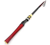 SADPRKR Caña de pescar retráctil Lua con mango recto, caña de pescar ultra corta, caña de pescar de carbono, para barco, pesca en roca