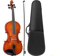 SADPRKR Introducción al violín de madera maciza para principiantes, violín de estudiantes, violín para niños y adultos
