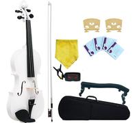 SADPRKR Juego de violín avanzado 3/4, adecuado para principiantes, adultos y niños, violín principiante hecho a mano.