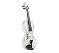 SADPRKR Juego de violín de madera natural, adecuado para principiantes y estudiantes, con caja, reposamuñecas, arco y cuerdas