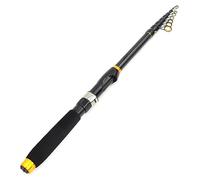 SADPRKR Poste de mar pequeño ultracorto portátil de carbono para carretera, mini poste de carpa de pescado negro de largo alcance