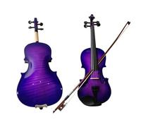 SADPRKR Procesamiento personalizado de violín morado para principiantes y estudiantes universitarios