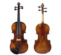 SADPRKR Todas las piezas de madera maciza de ébano para práctica manual y clasificación, viola de pintura al óleo de grado de rendimiento