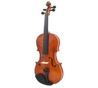 SADPRKR Violín acústico duradero 4/4, color natural/negro, para violín principiante, con funda, arco y colofonia